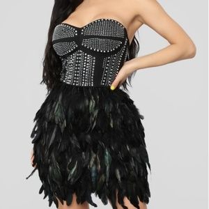 Fashion Nova Black Party Dress NWT Large